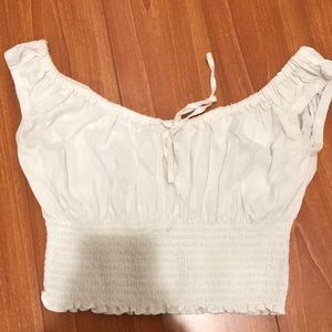 John Galt by Brandy Melville white crop